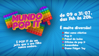 Férias de inverno com Mundo Pop It