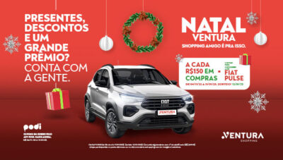 Sorteio de um Fiat Pulse é no Natal do Ventura