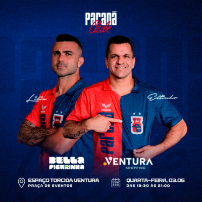 Sessão de autógrafos com os jogadores do Paraná Clube